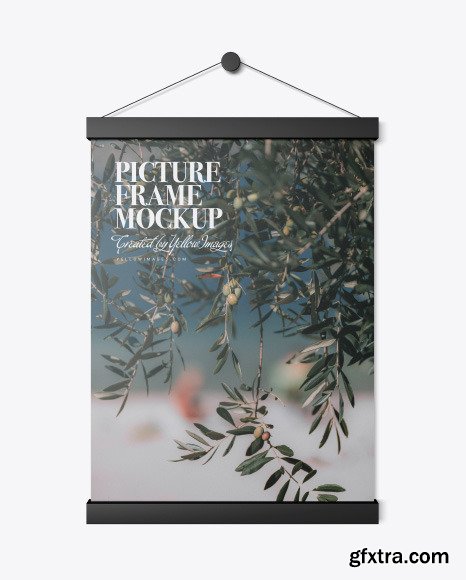 Matte Picture Frame Mockup 54602