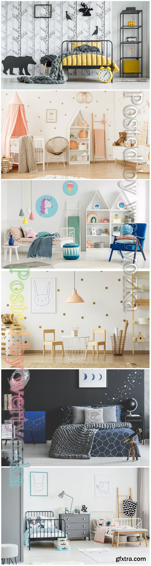 Child's room beautiful stock photo