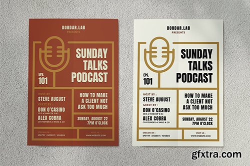 Podcast Flyer Podcast Flyer