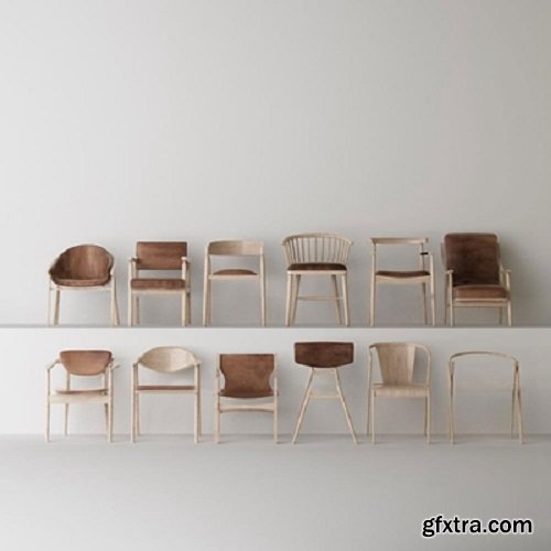 Modern Chair set 01