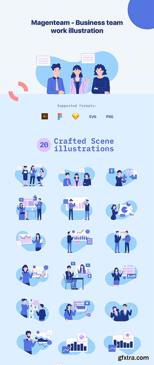 Magenteam - Business Illustration Magenteam - Business Illustration