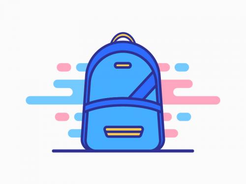 School Bag Icon 7 - school-bag-icon-7