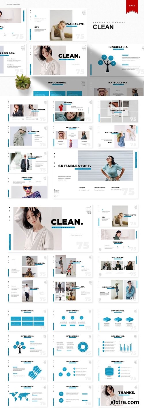 Clean | Powerpoint Template