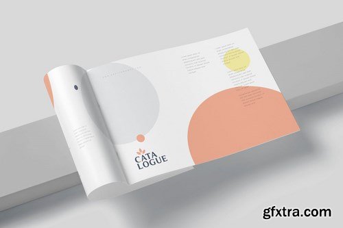 A4 Horizontal Catalogue Mockups