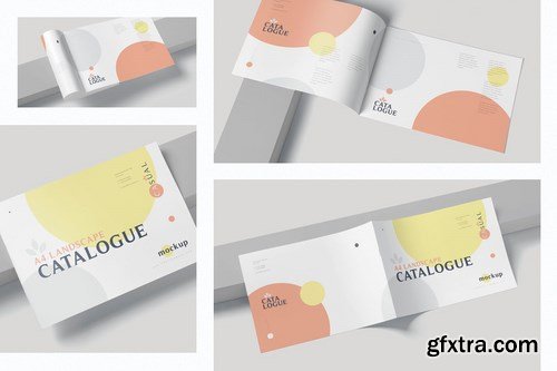 A4 Horizontal Catalogue Mockups