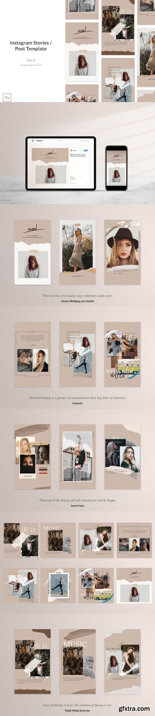 Instagram Post / Stories Template vol.3