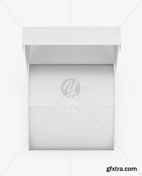Opened Paper Box Mockup 54694