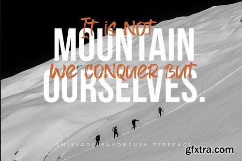 CM - Emixvade - Handbrush Font 4514740 CM - Emixvade - Handbrush Font 4514740