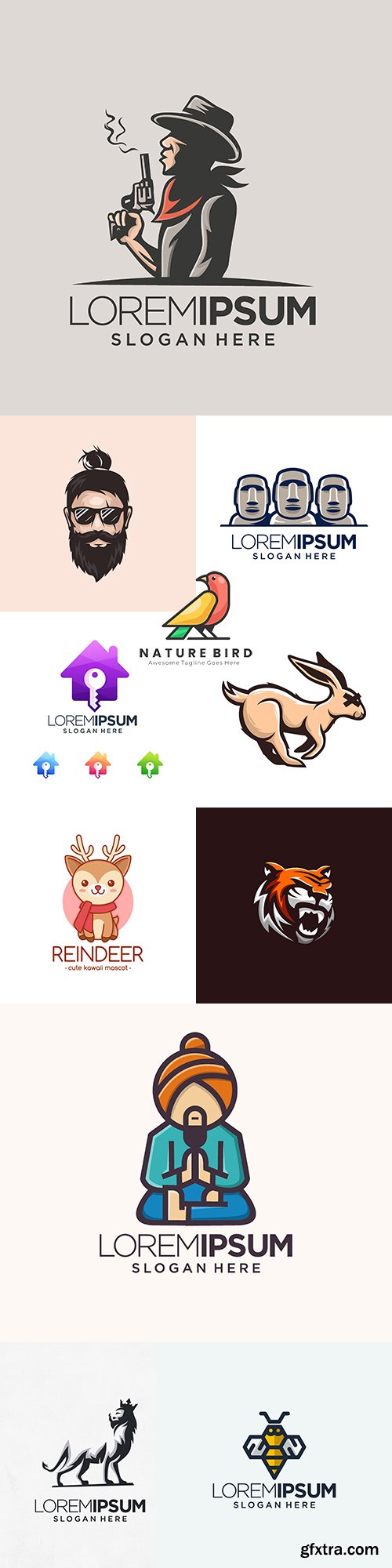 Creative business logos corporate company design 43