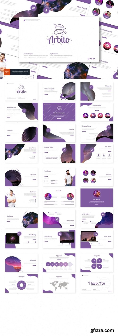 Arbito Powerpoint, Keynote and Google Slides Templates
