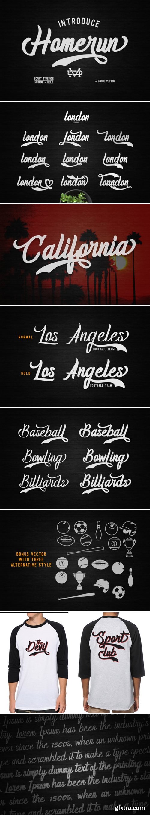 Homerun Script Font