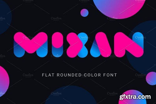 CM - Mixan bold color font 4520030