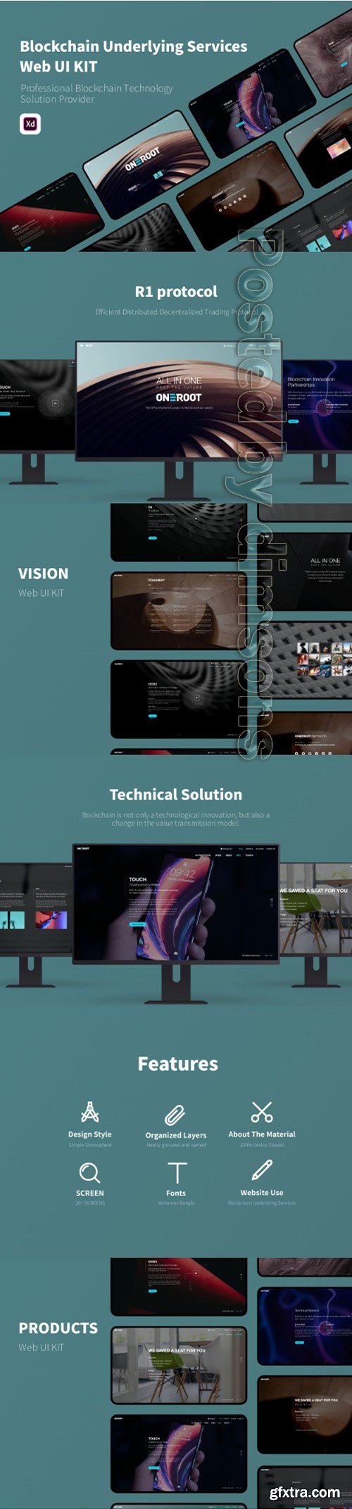 Blockchain Underlying Services Web UI KIT