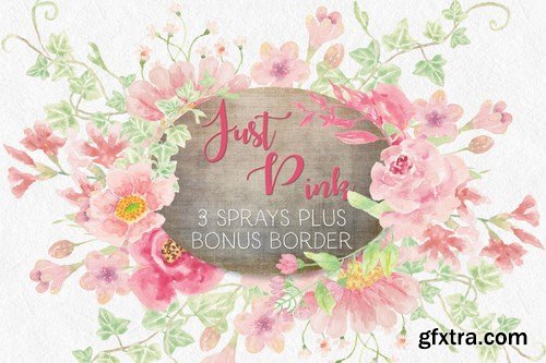 "Just Pink" Watercolor Sprays