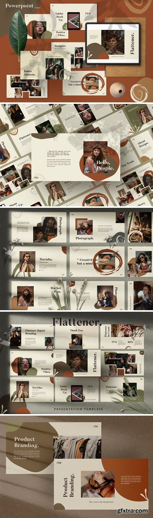 Flattener Brand Sheet Powerpoint