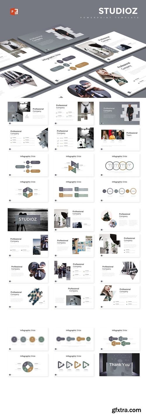 Studioz Powerpoint, Keynote and Google Slides Templates