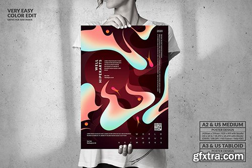 Abstract Art Exhibition Big Poster Design Abstract Art Exhibition Big Poster Design