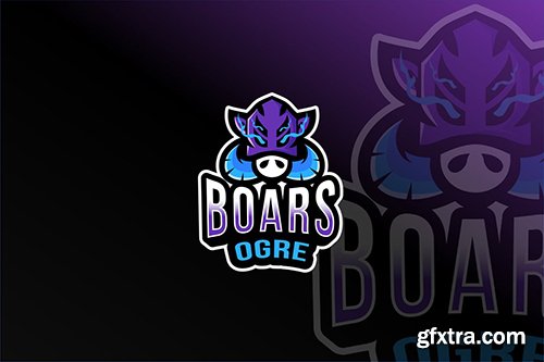 Boars Ogre Esport Logo Template Boars Ogre Esport Logo Template