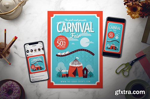 Carnival Flyer Set