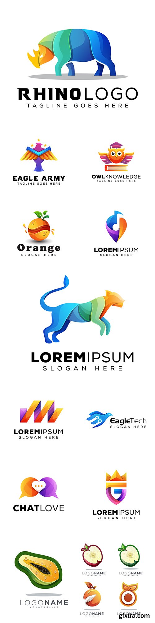 Creative business logos corporate company design 45