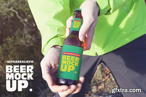 Beer in the Hands Mockup Beer in the Hands Mockup