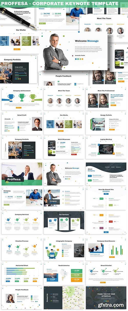 Proffesa - Corporate Keynote Template