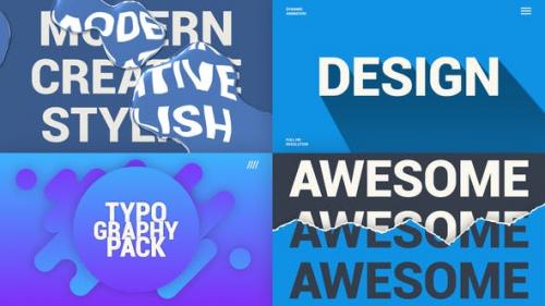 Videohive - Creative Typography Pack