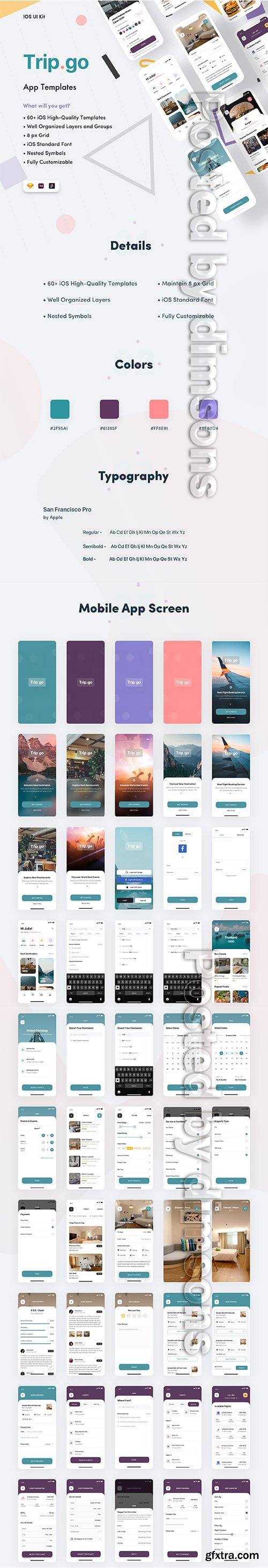 Trip Go Travel App UI Kit Trip Go Travel App UI Kit