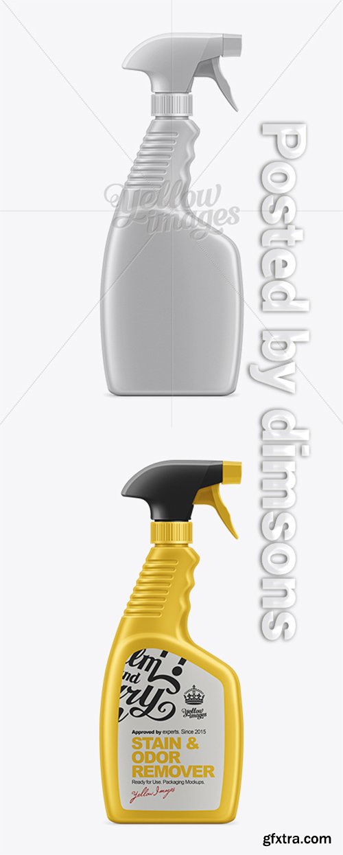 24 Fl. Oz. Spray Bottle Mockup 10679