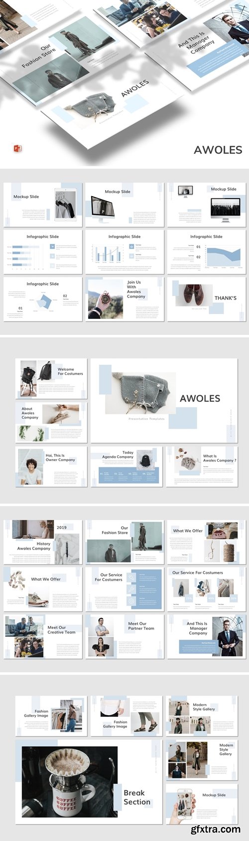 Awoles Powerpoint, Keynote and Google Slides Templates