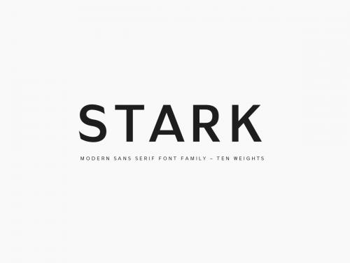 Stark - A Modern Sans Serif - stark-a-modern-sans-serif