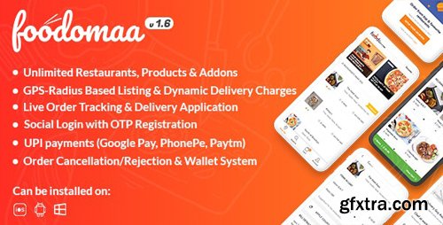 CodeCanyon - Foodomaa v1.6 - Multi-restaurant Food Ordering, Restaurant Management and Delivery Application - 24534953 - NULLED CodeCanyon - Foodomaa v1.6 - Multi-restaurant Food Ordering, Restaurant Management and Delivery Application - 24534953 - NULLED