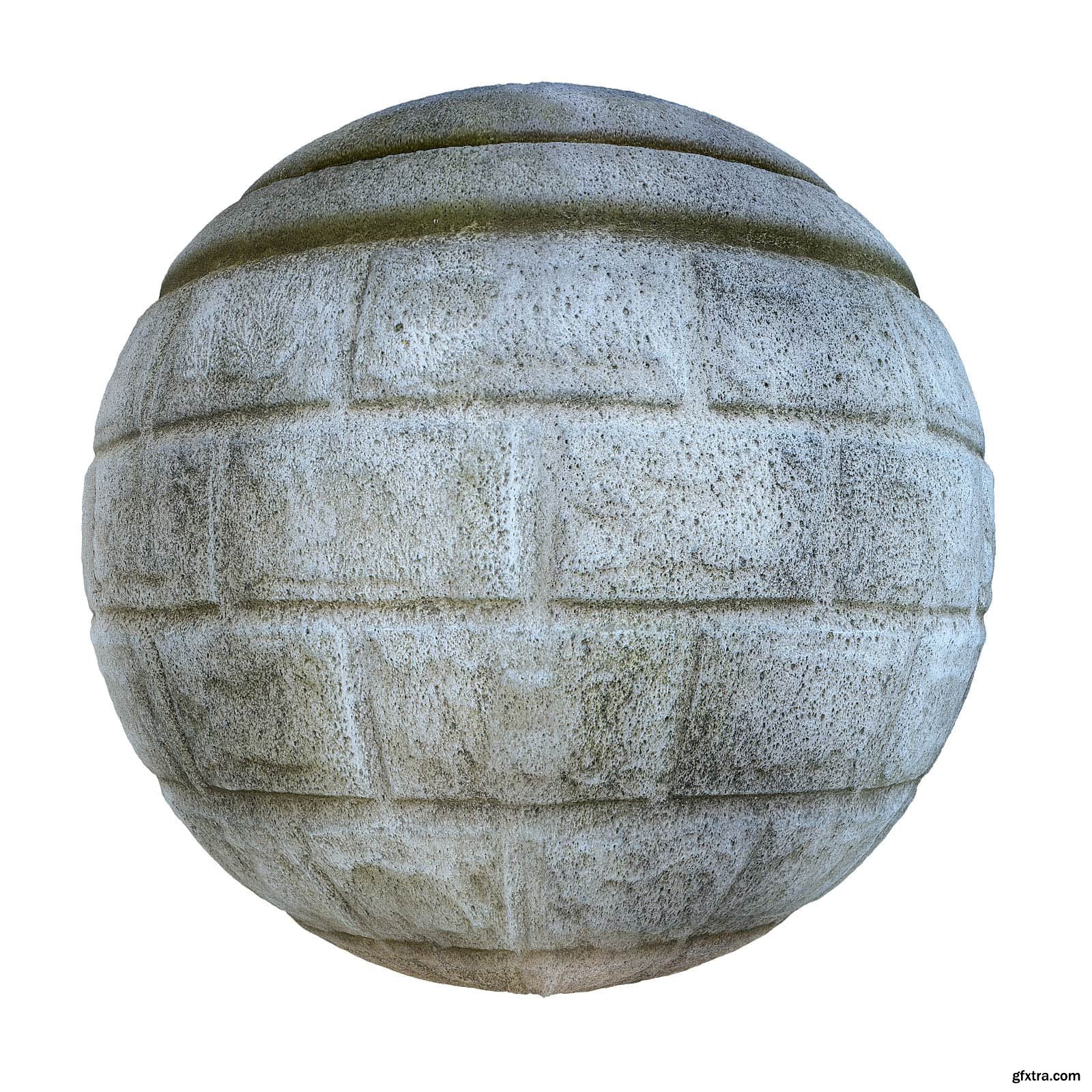Concrete Bricks PBR Texture 02 » GFxtra