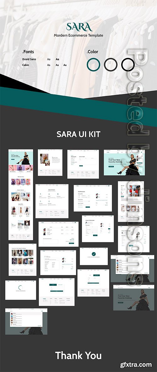 SARA E-commerce Web Ui Kit SARA E-commerce Web Ui Kit