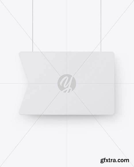 Matte Discount Sign Mockup 55127