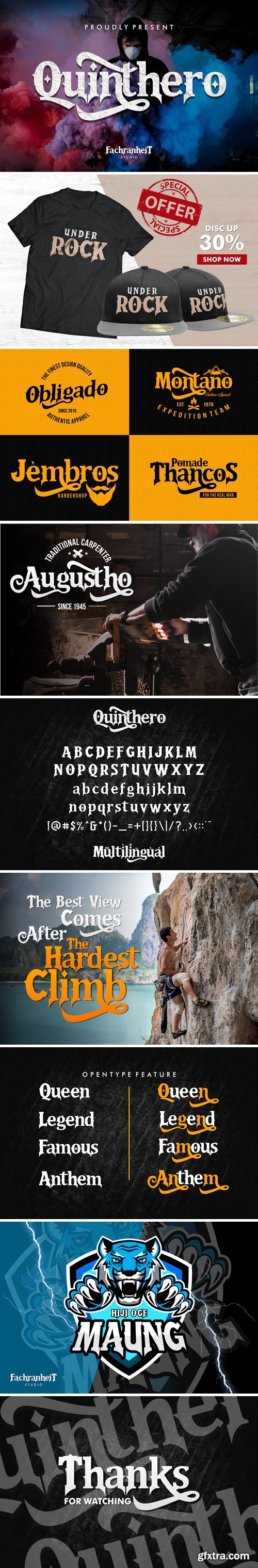 Fontbundles - Quinthero Font 436610