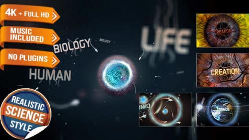 Videohive - Science Physics Biology Intro