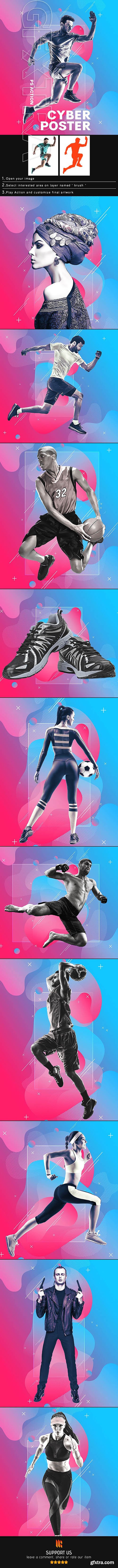 GraphicRiver - Cyber Poster Photoshop Action 25597014 GraphicRiver - Cyber Poster Photoshop Action 25597014