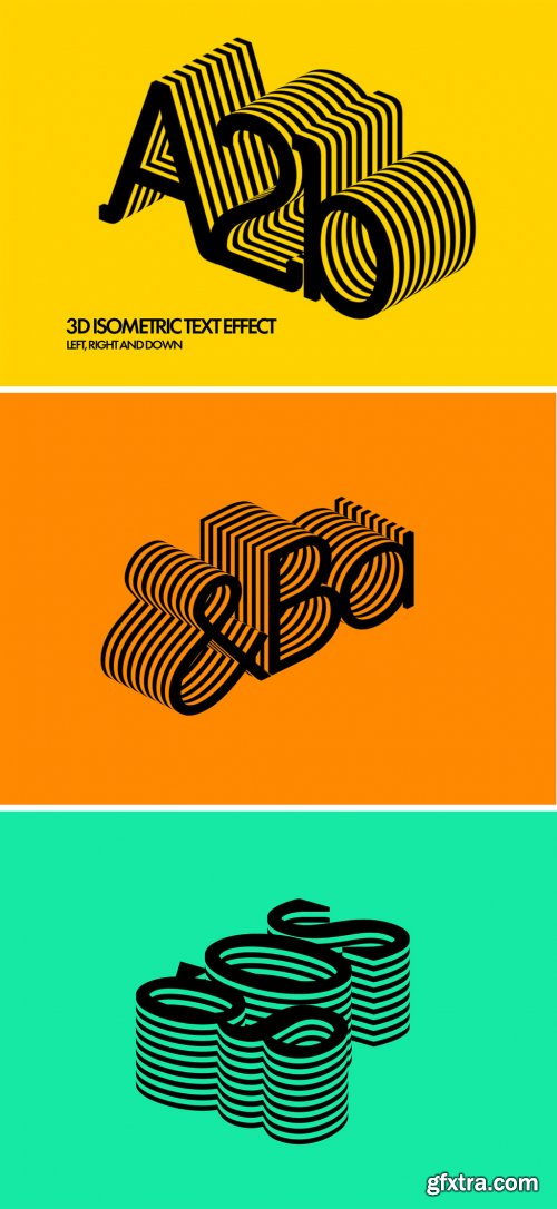 Isometric 3D Text Effect 314534997