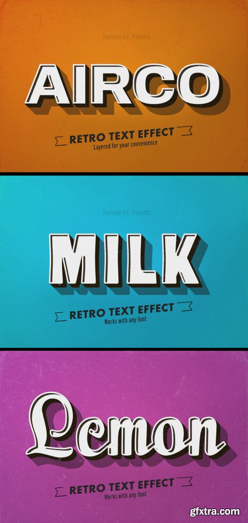 Retro Text Effect 314535211