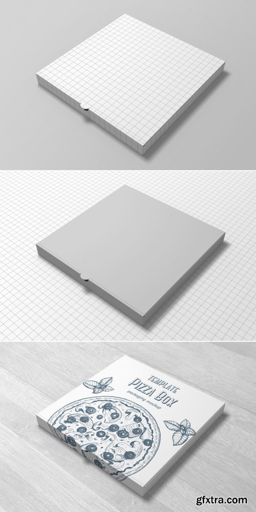 Pizza Box Mockup 246496960  