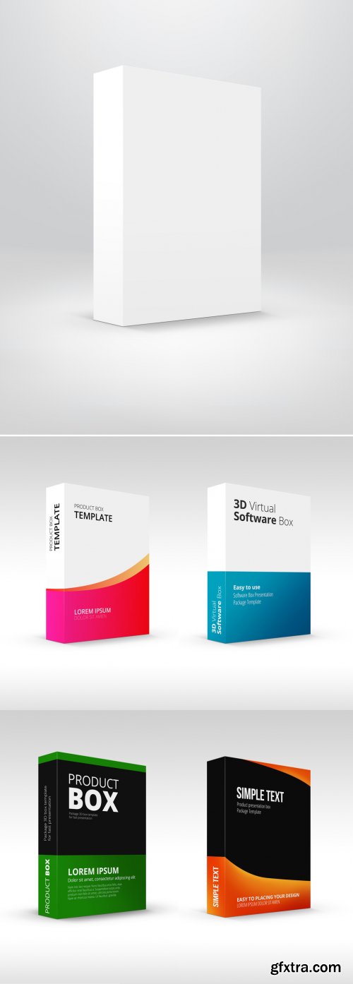 3D Product Box Mockup 214248923