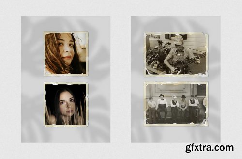 Old Vintage Photo Frame Templates