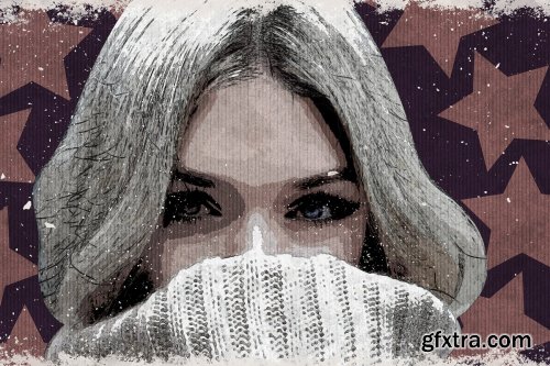 CreativeMarket - Comic Grunge Photoshop Action 4453582