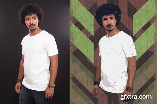 CreativeMarket - Comic Grunge Photoshop Action 4453582