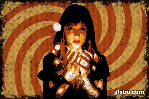 CreativeMarket - Comic Grunge Photoshop Action 4453582