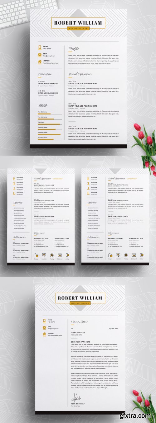 Modern Resume Template 316254717
