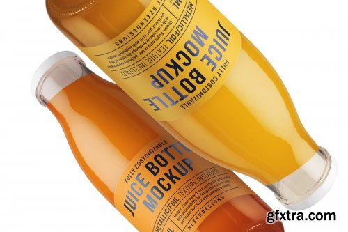 CreativeMarket - Juice Round Bottle Mockup 4508759