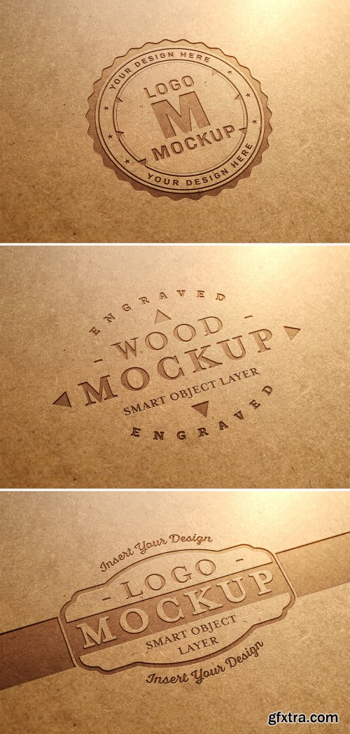 Carved Wood Text Effect Mockup 318694274