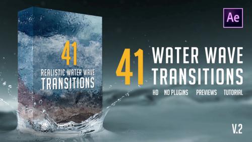 Realistic Water Wave Transitions Pack - 12415854